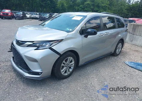 2021 Toyota Sienna Xse from USA, damaged, VIN 5TDDSKFC1MS026604